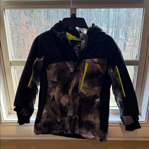 ZeroXposur Black and Gray Kids Ski Jacket